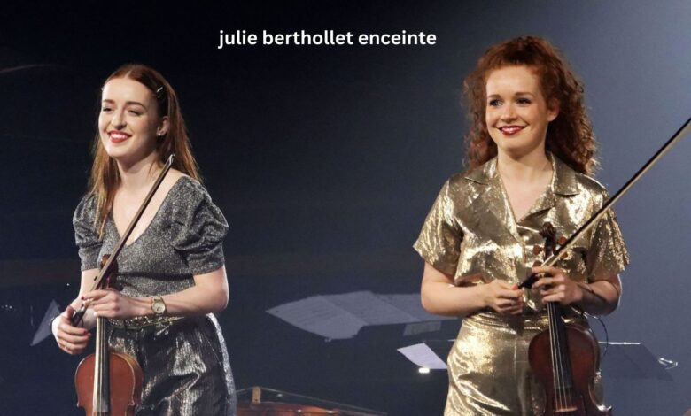 Julie Berthollet enceinte