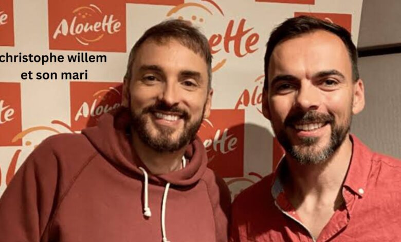 Christophe Willem et son mari