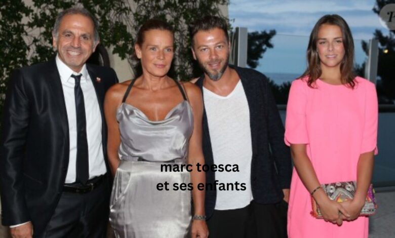 Marc Toesca et ses enfants