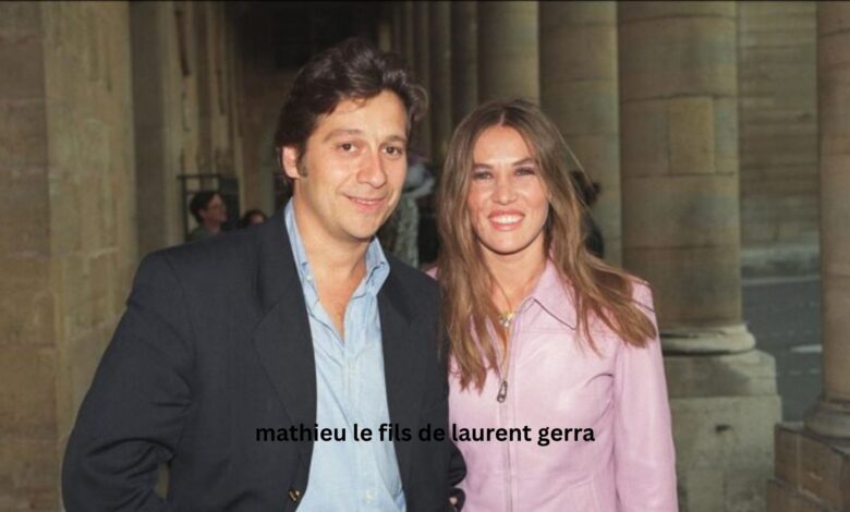 Mathieu, le fils de Laurent Gerra