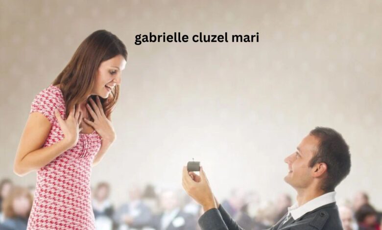 Gabrielle Cluzel mari